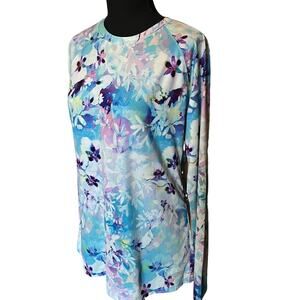 Reel Legends Keep-it-cool Ladies M floral SPF Long Sleeve top